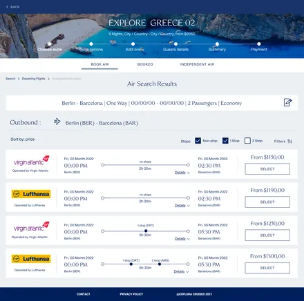 Flight results