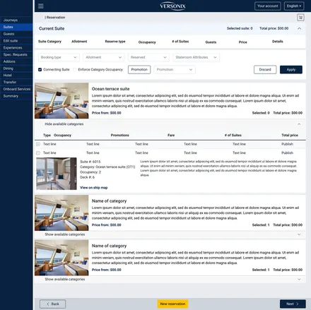 Agent reservation workspace